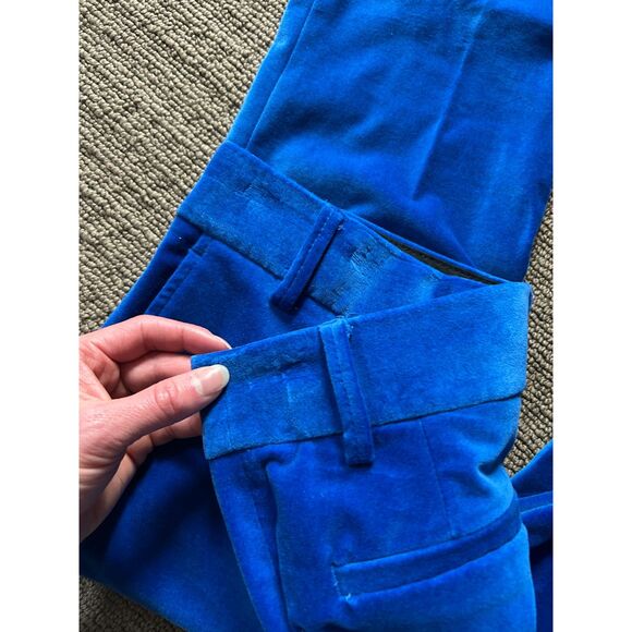 Frame Le Crop Mini Boot Velvet Trousers Size 00 - Picture 6 of 9